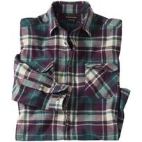 Atlas For Men Vyriški languoti flaneliniai marškiniai 3XL