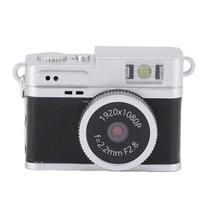 Vintage Camera with Keychain HD 1080P Video Recording Compact Digital Camera Necklace Accessory juoda
