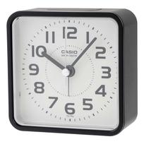 CASIO Žadintuvas Naktinis Sustabdymas Sekundės Atidėjimas ir Šviesa TQ-770J-1JF Laikrodis, Radijo Valdomas, Juodas, Analoginis, Ranka, Funkcija, juoda