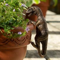 Kūrybiškos dinozaurų statulėlės-papuošalai Lauko dervos vazoninė skulptūra Papuošalai Namams, Biurui, Sodui Dinosaur  #1