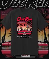 Outrun Out Run Video Game Arcade Retro Game T Shirt  Fast Ship! Unisex T-Shirt XXL