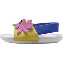 Nike Kawa Slide TD Baltas Safyras Kūdikio Basutės Juodos Šviesiai Magentos Spalvos Minkštai Geltonos IF3657-100 26 blue