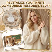 Sweater Tablets – -Shrink, Restores Softness & Safe For Colors, -Shrink Sweater Effervescent Tablets, Fabric Shrinkage Solution, Gentle Soak, Shape one size