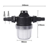 40 Mesh Large Flow Filter 20/25Mm Barb Agriculture Irrigation Drainage Super Fine Mesh Water Filter Supplies For Garden Farms