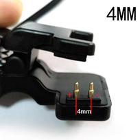 Išmanusis laikrodis Universalus USB įkrovimo laidas Įkroviklio spaustukas 2/3 kontaktų Atstumas 4/6 mm juoda