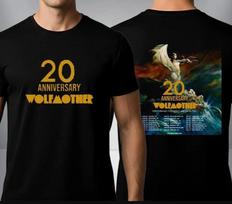 Wolfmother 20-mečio JAV turas 2026 m. marškinėliaiMarškinėliai marškinėliai XXXXL