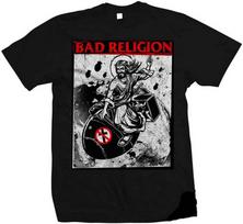 Bad Religion Atomic Jesus Adult T-Shirt Black Large) Unisex T-Shirt XXL