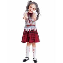 Scary Halloween Zombie Costume Creepy Bloody Dress NPC Zombie Cosplay Costume  Haunted House L-Children