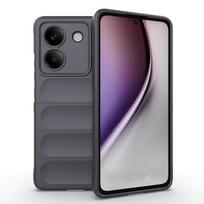 Soft Armor Phone Case For Pocophone Poco C71 X7 C75 C61 C65 X5 C55 X6 F6 F7 M7 Pro Ultra NEO 4G 5G Silicone Protective Funda Poco X7 pilka spalva