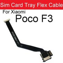 High Quality For Xiaomi Mi Poco F3 Sim Card Reader Connector Flex Cable LCD Screen Connect Mainboard Extended Flex Cable Parts Poco F3