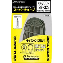 Panaracer Super Tube W/O 700×28-32C Presta Valve 48mm SUPER TUBE 622 x 28-32mm juoda