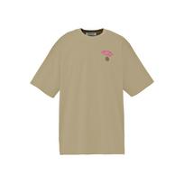 Onitsuka Tiger T Shirts Unisex Light Umber Crew Neck Moderate Straight Fit 2183B561-250 M
