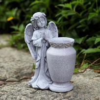 Malda Angelas Vaza Kapas Netekus Artimo Statula Su Dygliukais Atspari Vandeniui Tvirtas Atminimo Dovana