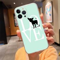 Telefono dėklas, skirtas iPhone 14 13 12 11 Pro Max Xs Max Xr X 12mini 14 Plus Se I Love My Chihuahua Dog Mopso Dėklas Funda Capa Cell iPhone 13mini