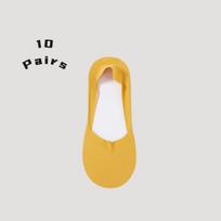 10 porų kojinių moterims, seklios pėdos, nematomos, iš ledo šilko, vasarinės, kvėpuojančios, su silikonu, neslystančios, apsaugančios nuo kvapo, itin plonos, trumpos kojinės One Size