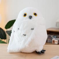 Mielas ir žavingas pelėdos lėlės pliušinis žaislas balta pelėdos lėlė vaikų kompanionė komforto lėlė 30*20*20cm（0.35kg）