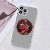 skirtas Motorola Moto Edge 40 30 neo G54 G24 G84 iPhone 15 14 Xiaomi Redmi Note 13 12 11 Pro Samsung Galaxy A54 Deadpool Marvel Comics telefono dėklas for Redmi 13C 5G rausvai ruda