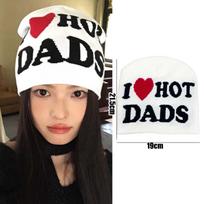 Unisex Retro Design Sense Love Letter Knitted Skullies Hats Winter Warm American Style Beanies Caps Fashion Street Hip Hop Hats