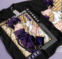 Jujutsu Kaisen Megumi Fushiguro Kon Dieviški Šunys,Dovana Otaku nauji Marškinėliai 353 L