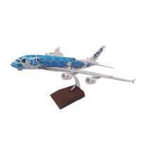 1/400 Modelinis lėktuvas Žaislas 20cm Lydinio Metalas Japonijos Oro ANA Airbus A380 Animacinis Jūros Vėžlys Oro Linijos Lėktuvo Modelis Airways Lėktuvo Modelis mėlyna