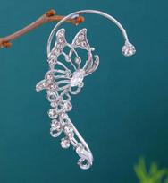 Super Sparkly Butterfly Ear Cuffs, And Luxury Earrings One Size