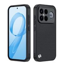 Odinis dėklas Xiaomi Redmi K90 Pro Max Telefonui Dangtelis Madingas Pluošto Tekstūros PU Odos Apsauga Atsparus Smūgiams Galinis Dangtelis Redmi K90 Pro Max
