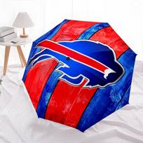 Buffalo Bills  pattern, automatic folding umbrella, portable and foldable design, 8 ribs, a Christmas or birthday gift. įvairiaspalvis