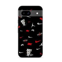 Telefono dėklas - MANIACASE - Google Pixel 8a - NIKE JORDAN - Silikoninis TPU - Lankstus juoda
