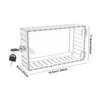 Universal Thermostat Lock Box with Key Large Thermostat Lock Box Cover AC Lock Box Cover Thermostat Case for Thermostat on Wall