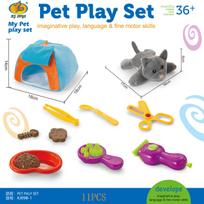 Melissa Doug Pet Vet Play Set for Kids Veterinary Pretend Play STEAM Toy with Pet Haircut Tools