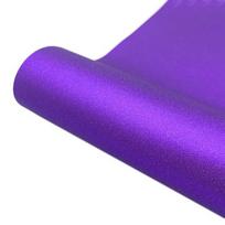 1 ritinėlis šilumos perdavimo plėvelės su blizgučiais, lipni PVC, išskirtinės lipnios vinilo plokštelės „pasidaryk pats“ 30*20cm violetinė