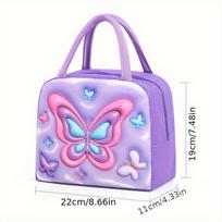 Lunch Bag, Oxford Cloth Bento Box Tote Bag, Hand Washable Portable Hot Meal Container Lunch Box Bag, Food Bag