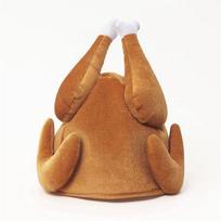 Roasted Turkey Hat, Thanksgiving Halloween Turkey Costume Funny Hat for Christmas Holiday Party Favors Party Supplies kupranugaris