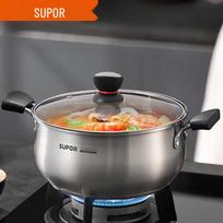 Supor 22cm 304 Stainless Steel Induction Cooker Soup Pot