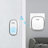 Waterproof Wireless Doorbell with 4-Level Adjustable Volume Strong Penetration up to 300 Meters Door Phone Product Category (White,Others) balta