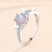 Light Luxury Minimalist Ring Women's Moissanite PT950 Platinum Temperament Enhancer 8 balta