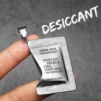 Desiccant Model Men Necklaces With Pendant Stainless Steel Jewelry For Male Women Unique Punk Hip Hop Accessories Gift