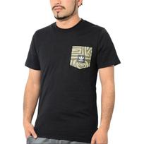 Adidas Originals Skateboarding Dakari Pocket S/S Tee T Shirt Men's Black DU8339 XS