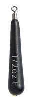 Keitech Tungsten Drop Shot Slim Weight Matte Black 1/2oz 1/2oz