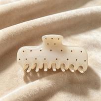 Korean Version Of Polka Dot Geometric Grab Clip, Female Back Of Head Shark Clip, Simple Advanced Sense, Hair Volume, Hairpin, Disc Hair Accessories