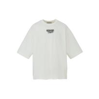 Onitsuka Tiger T Shirts Unisex White Crew Neck Moderate 2183B600-100 L