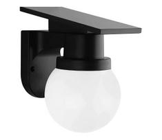 LED saulės sieninis šviestuvas LED/3,7V 3000/4000/6400K IP54 1800 mAh juodas + nuotolinio valdymo pultas