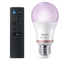 LED RGB reguliuojama lemputė Philips SMART A60 E27/8,5W/230V 2200-6500K + su nuotoliniu pulteliu