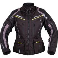 Moteriška turistinė motociklininkų striukė W-TEC Smackton Lady - Juoda-žalia