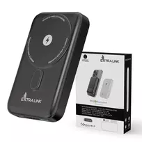 Extralink MagSafe 10000mAh Power Bank, Grafitas, 38.5Wh PD20W+15W USB-C USB-A