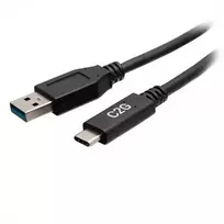C2G USB-C (vyriškas) į USB-A (vyriškas) laidas 0,15 m USB 3.2 Gen 1 5Gbps