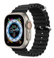 Dux Ducis Silicone Watch Strap for Apple Watch 8/7/6/5/4/3/2/SE (38/40/41mm) - Black
