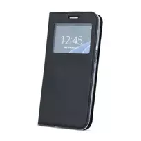 GreenGo Samsung Galaxy A6+ (2018) Smart Look Flip Wallet Case Black