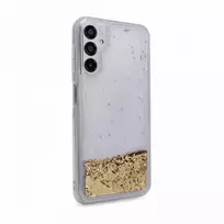 iLike Samsung Galaxy A14 5G Silicone Case Water Glitter Gold