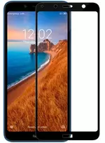 iLike Xiaomi Redmi 7A 2.5D Black Frame Full Glue Tempered Glass Screen Protector